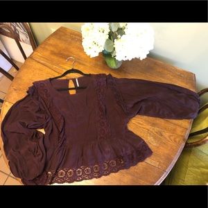 Free people blouse size L
